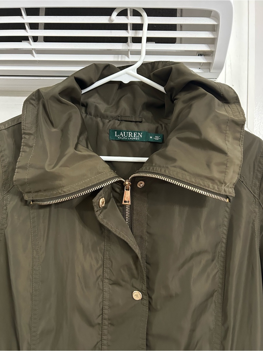 Lauren Ralph Lauren Dark Olive Utility Anorak Jacket - Picture 3 of 6
